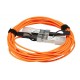 Mikrotik S+AO0005 cable de fibra optica 5 m SFP+ Naranja